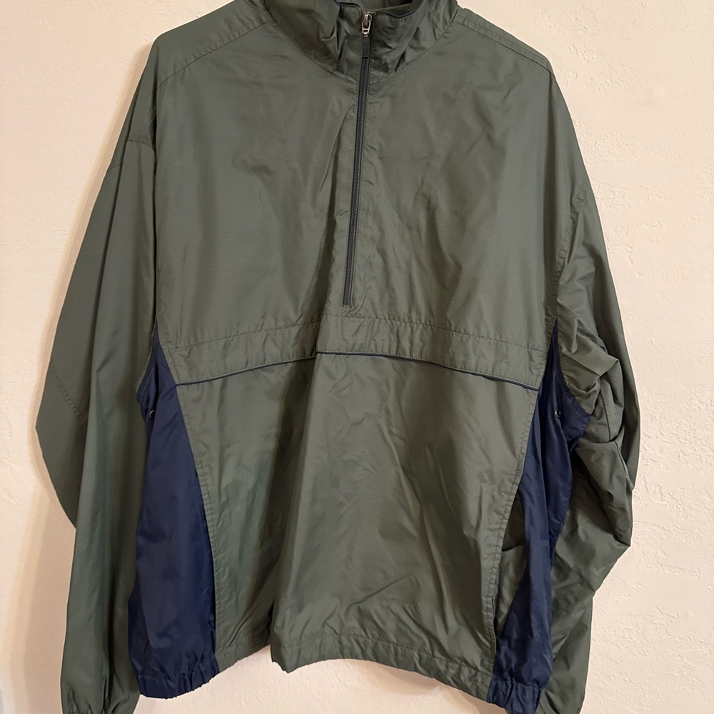 Dockers Olive and Navy Windbreaker Jacket